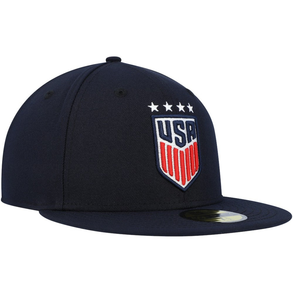 USWNT New Era Team Basic 59FIFTY Fitted Hat - Navy | New Era for sale