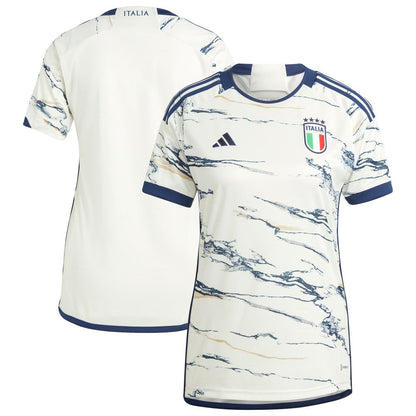 Italy National Team Women's 2023 Away Replica Jersey - White | Adidas cheap