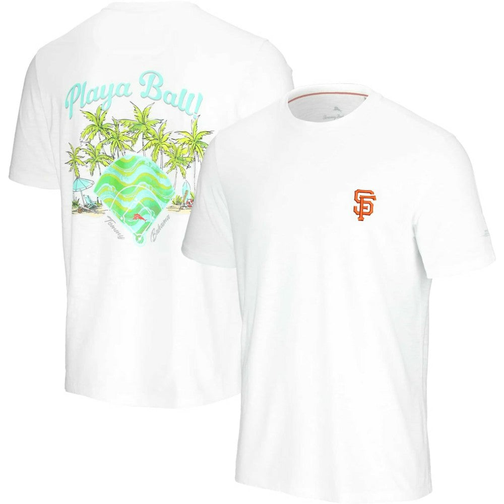 San Francisco Giants Tommy Bahama Playa Ball T-Shirt - White