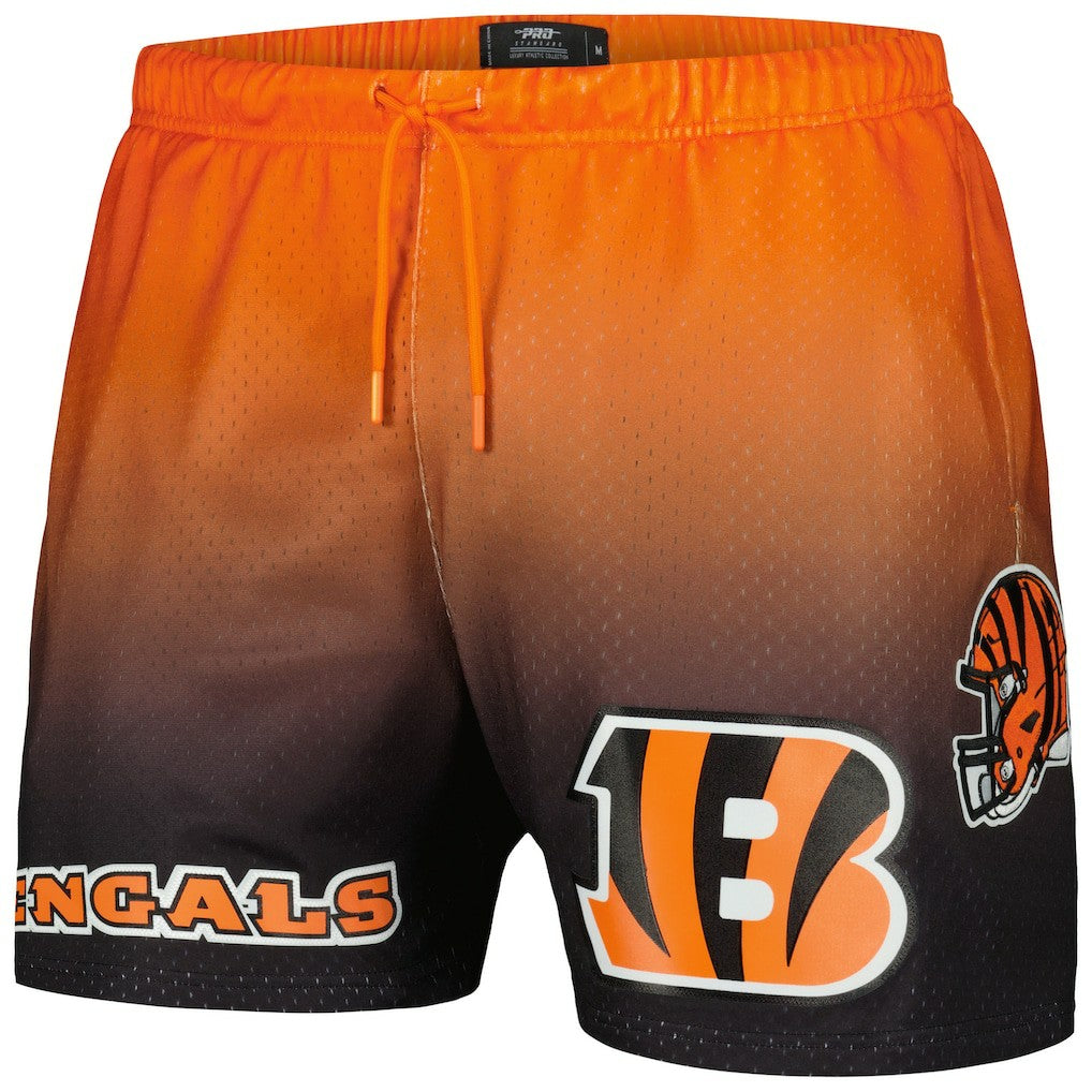 Cincinnati Bengals Pro Standard Ombre Mesh Shorts - Black/Orange outlet
