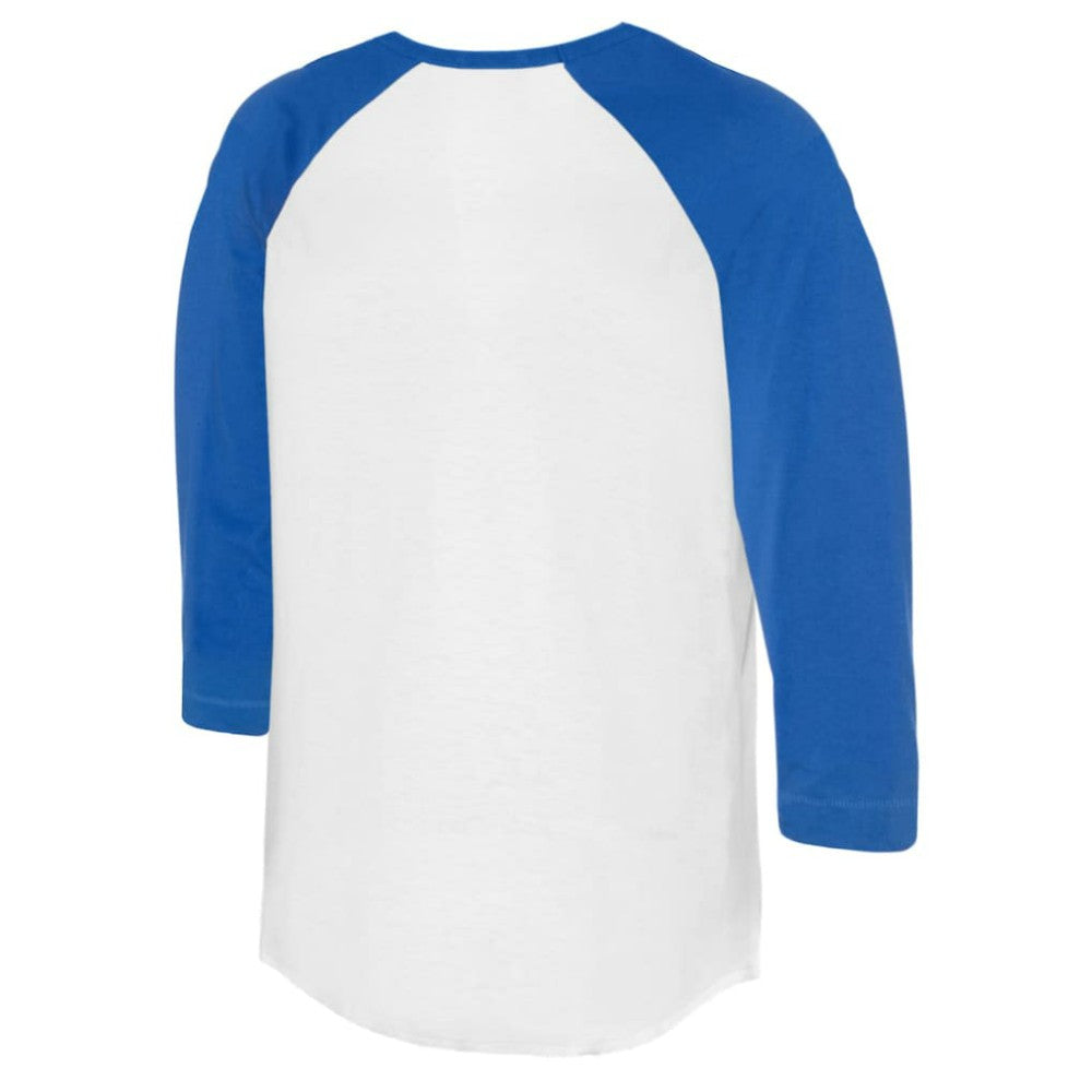 Texas Rangers Tiny Turnip Women's Bronto 3/4-Sleeve Raglan T-Shirt - White/Royal