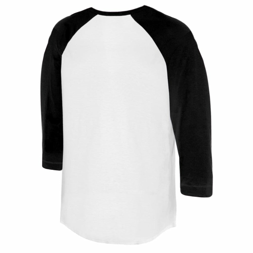 Baltimore Orioles Tiny Turnip Women's Clemente 3/4-Sleeve Raglan T-Shirt - White/Black
