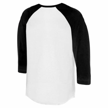 Pittsburgh Pirates Tiny Turnip Women's Hat Crossbats 3/4-Sleeve Raglan T-Shirt - White/Black