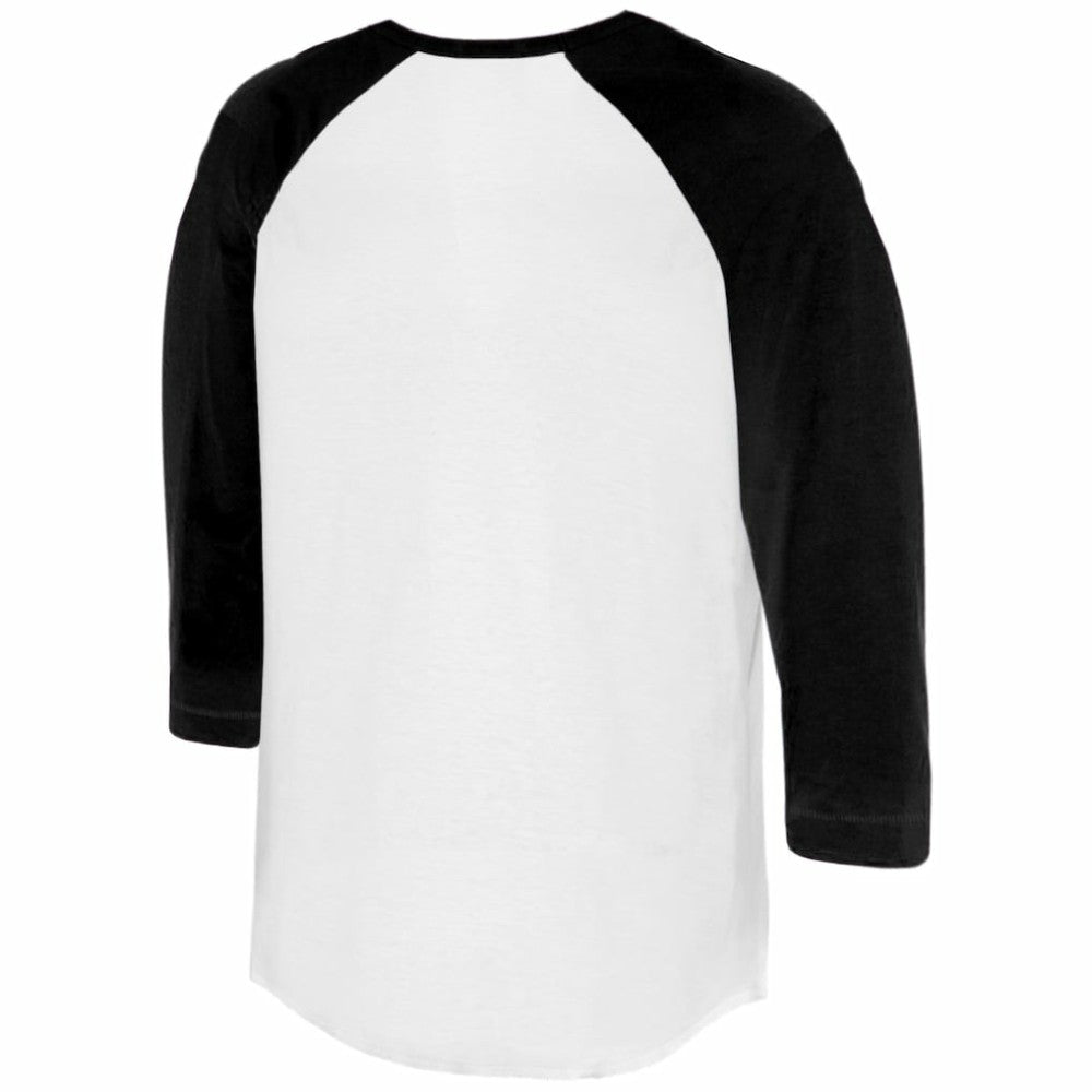 San Francisco Giants Tiny Turnip Women's Hot Bats 3/4-Sleeve Raglan T-Shirt - White/Black