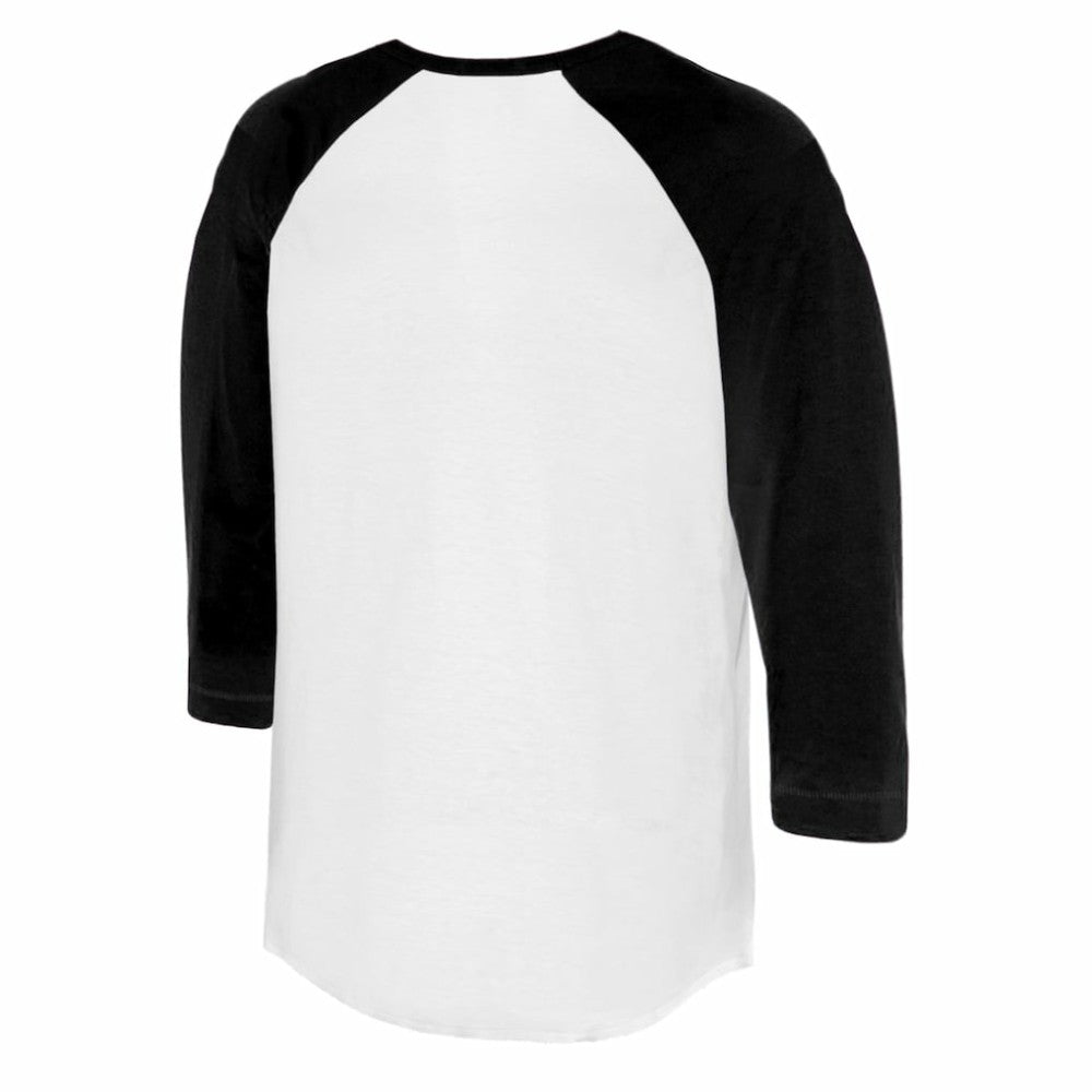 Colorado Rockies Tiny Turnip Women's Kate 3/4-Sleeve Raglan T-Shirt - White/Black