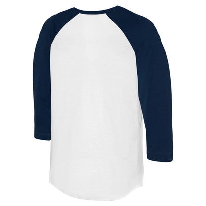 Houston Astros Tiny Turnip Women's Shark 3/4-Sleeve Raglan T-Shirt - White/Navy