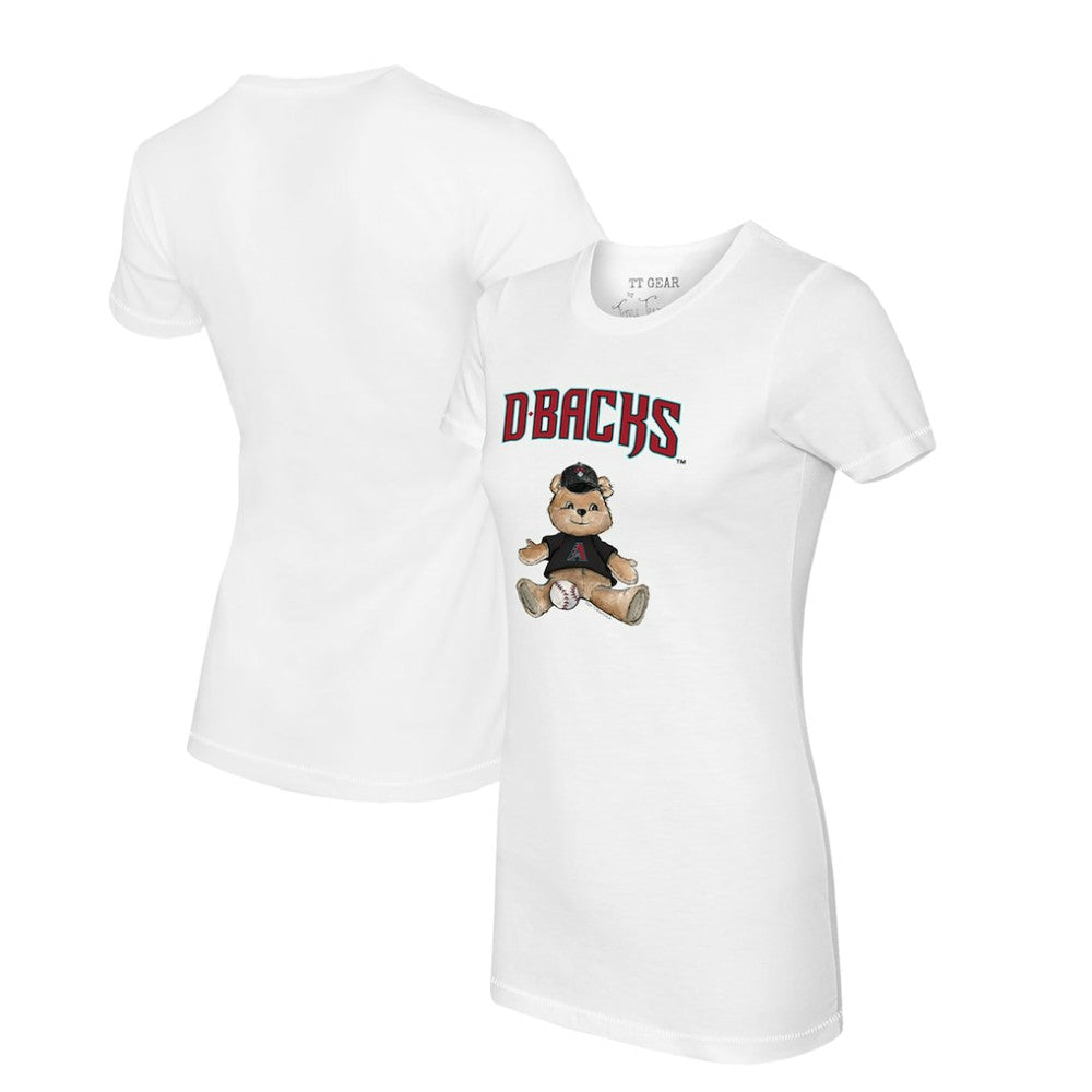 Arizona Diamondbacks Tiny Turnip Women's Teddy Boy T-Shirt - White