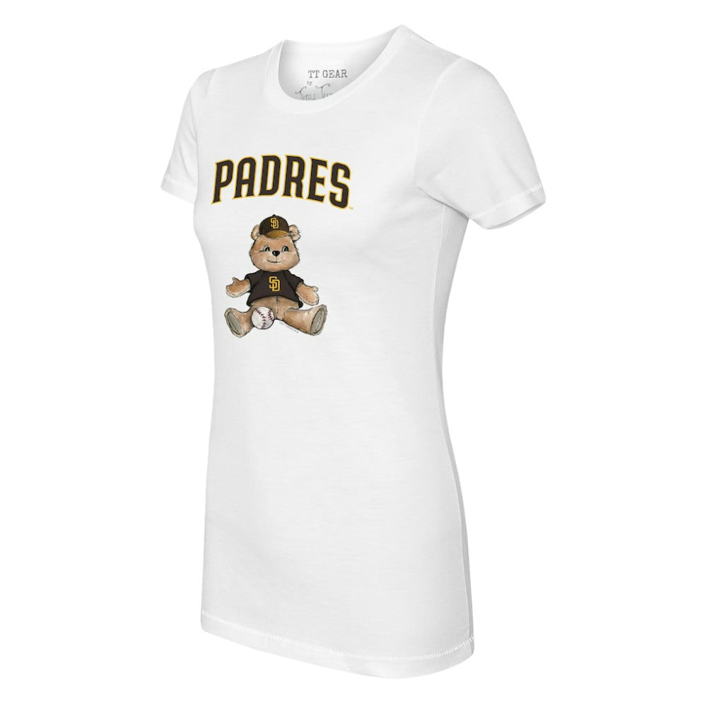 San Diego Padres Tiny Turnip Women's Teddy Boy T-Shirt - White