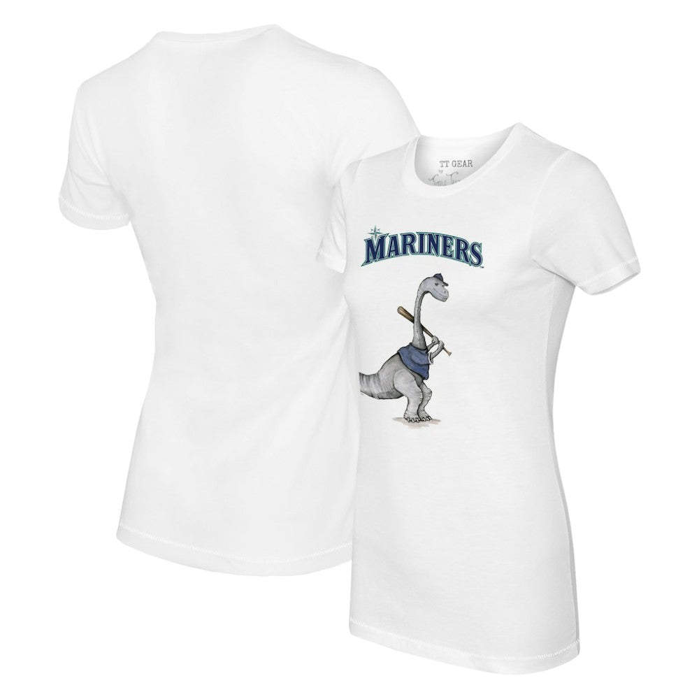 Seattle Mariners Tiny Turnip Women's Bronto T-Shirt - White