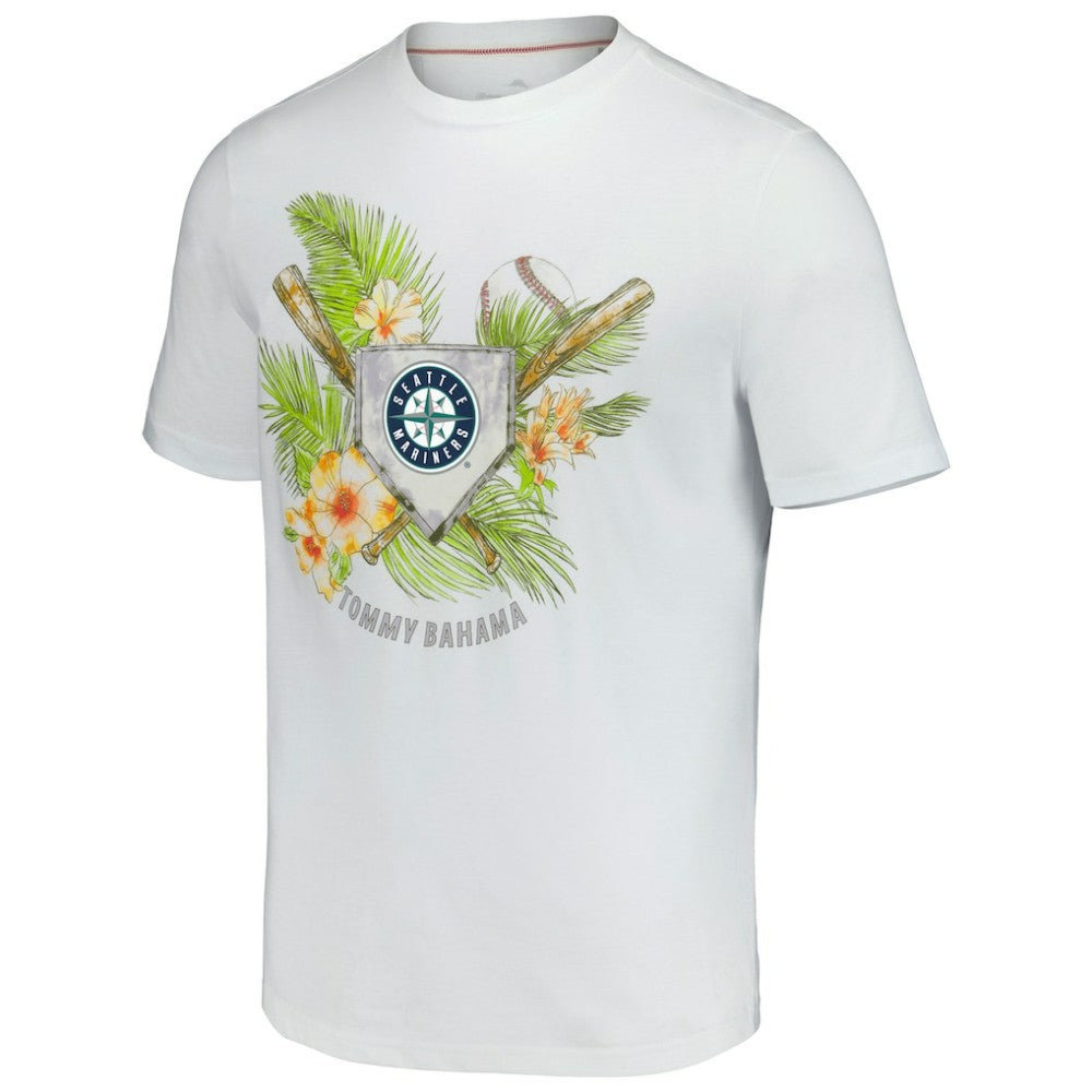 Seattle Mariners Tommy Bahama Island League T-Shirt - White