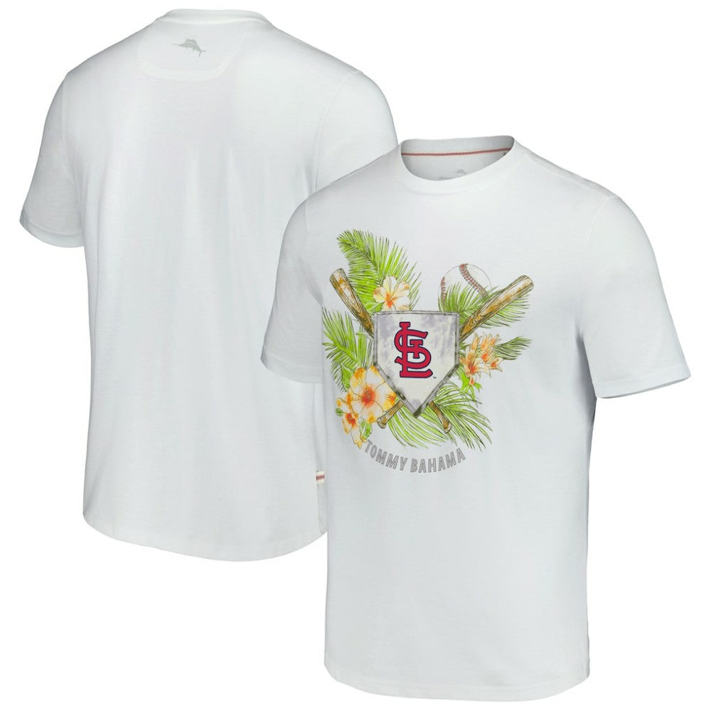 St. Louis Cardinals Tommy Bahama Island League T-Shirt - White