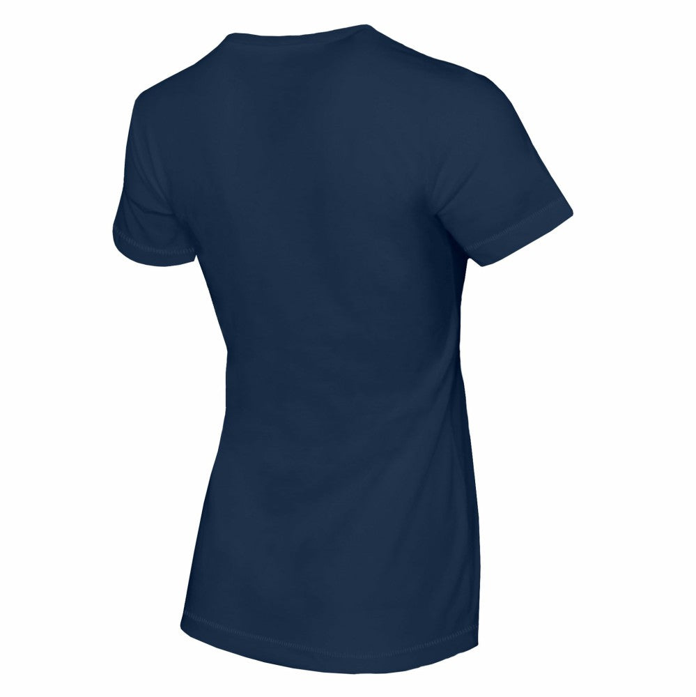 Milwaukee Brewers Tiny Turnip Women's Heart Lolly T-Shirt - Navy
