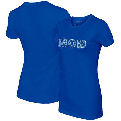 Kansas City Royals Tiny Turnip Women's Logo Mom T-Shirt - Royal