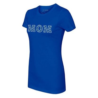 Kansas City Royals Tiny Turnip Women's Logo Mom T-Shirt - Royal