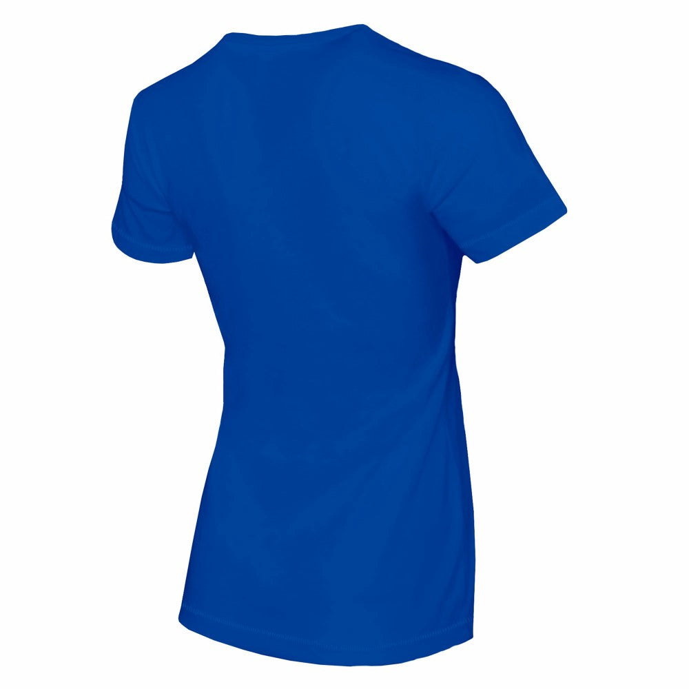 Kansas City Royals Tiny Turnip Women's Logo Mom T-Shirt - Royal
