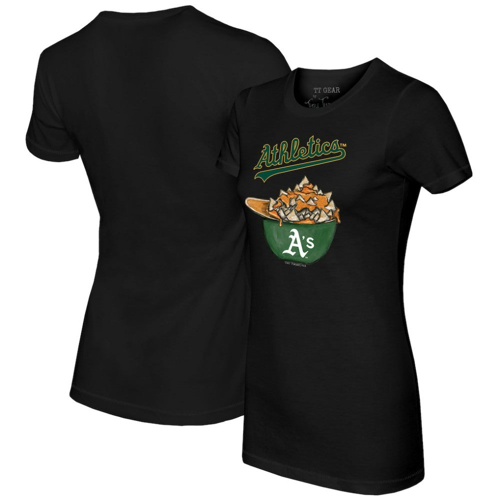 Athletics Tiny Turnip Women's Nacho Helmet T-Shirt - Black