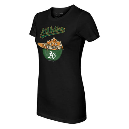 Athletics Tiny Turnip Women's Nacho Helmet T-Shirt - Black
