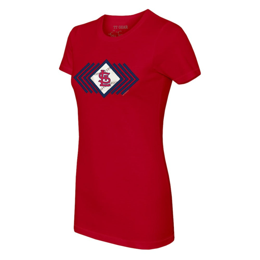 St. Louis Cardinals Tiny Turnip Women's Prism Arrows T-Shirt - Red