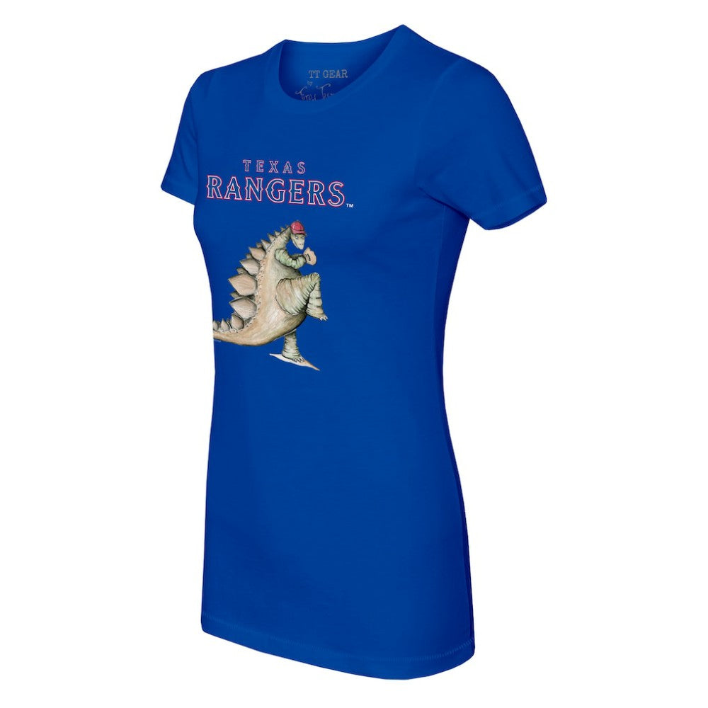 Texas Rangers Tiny Turnip Women's Stega T-Shirt - Royal