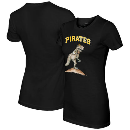 Pittsburgh Pirates Tiny Turnip Women's TT Rex T-Shirt - Black
