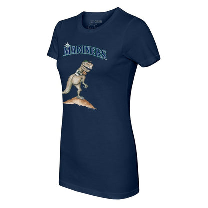 Seattle Mariners Tiny Turnip Women's TT Rex T-Shirt - Navy