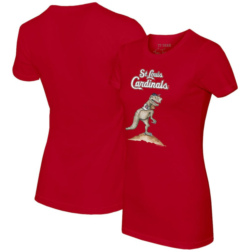 St. Louis Cardinals Tiny Turnip Women's TT Rex T-Shirt - Red