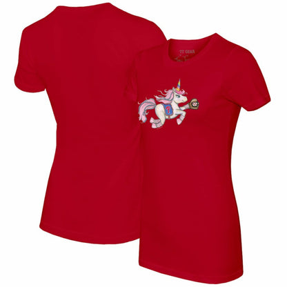 Philadelphia Phillies Tiny Turnip Women's Unicorn T-Shirt - Red