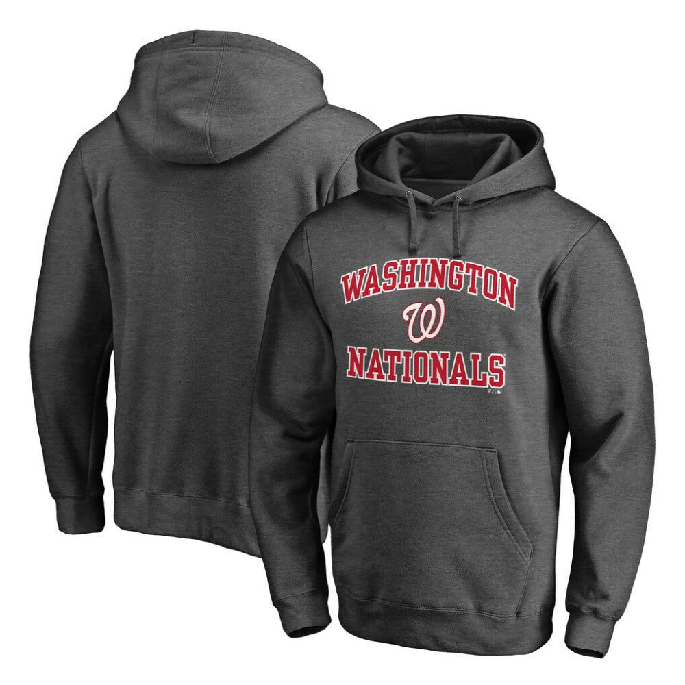 Washington Nationals Heart & Soul Pullover Hoodie - Charcoal