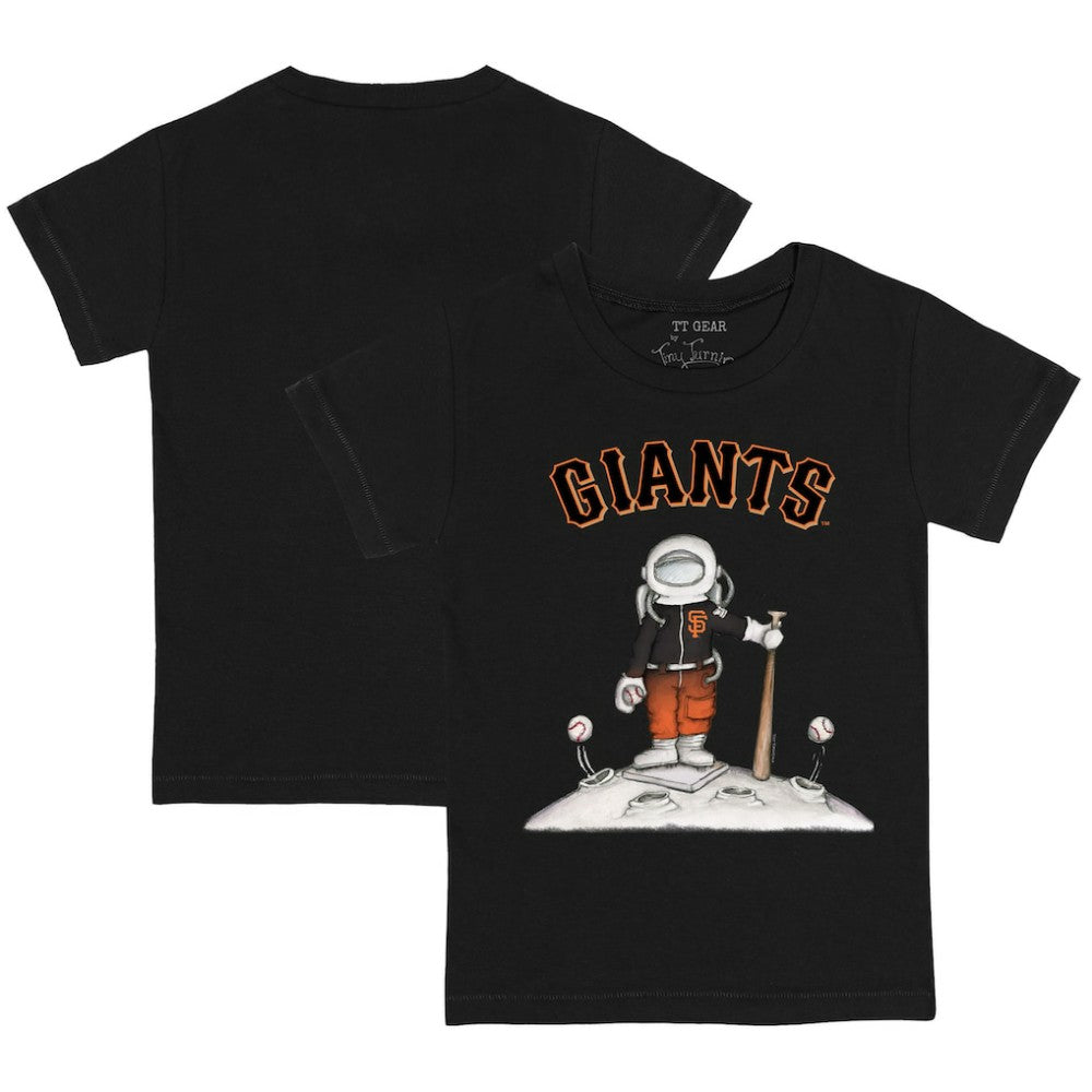 San Francisco Giants Tiny Turnip Youth Astronaut T-Shirt - Black