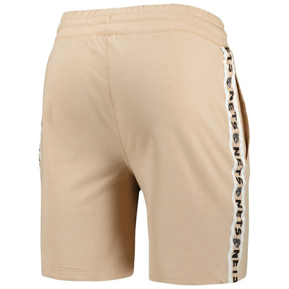 Brooklyn Nets Concepts Sport Team Stripe Shorts - Tan online