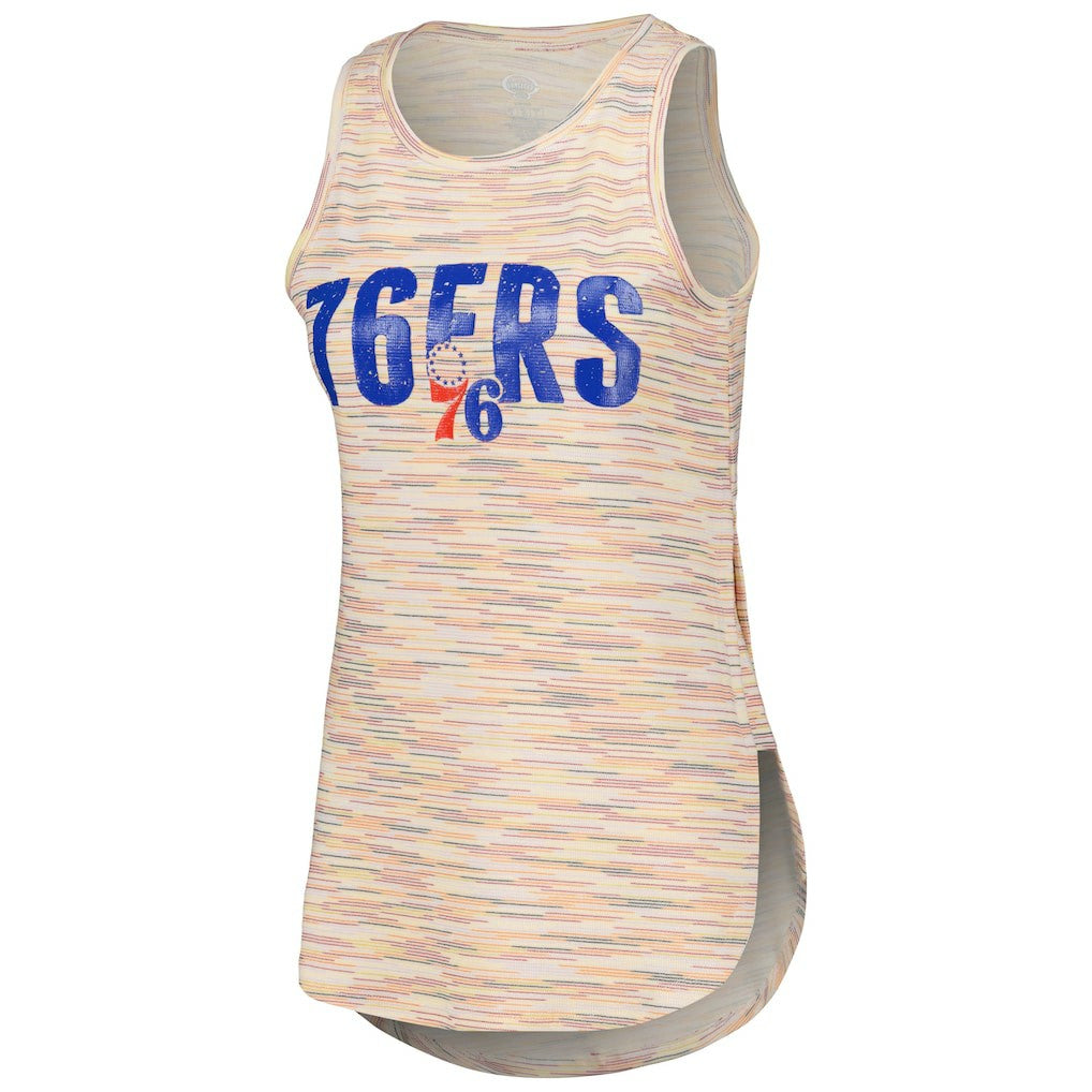 Philadelphia 76ers Concepts Sport Women's Sunray Tank Top - White discount