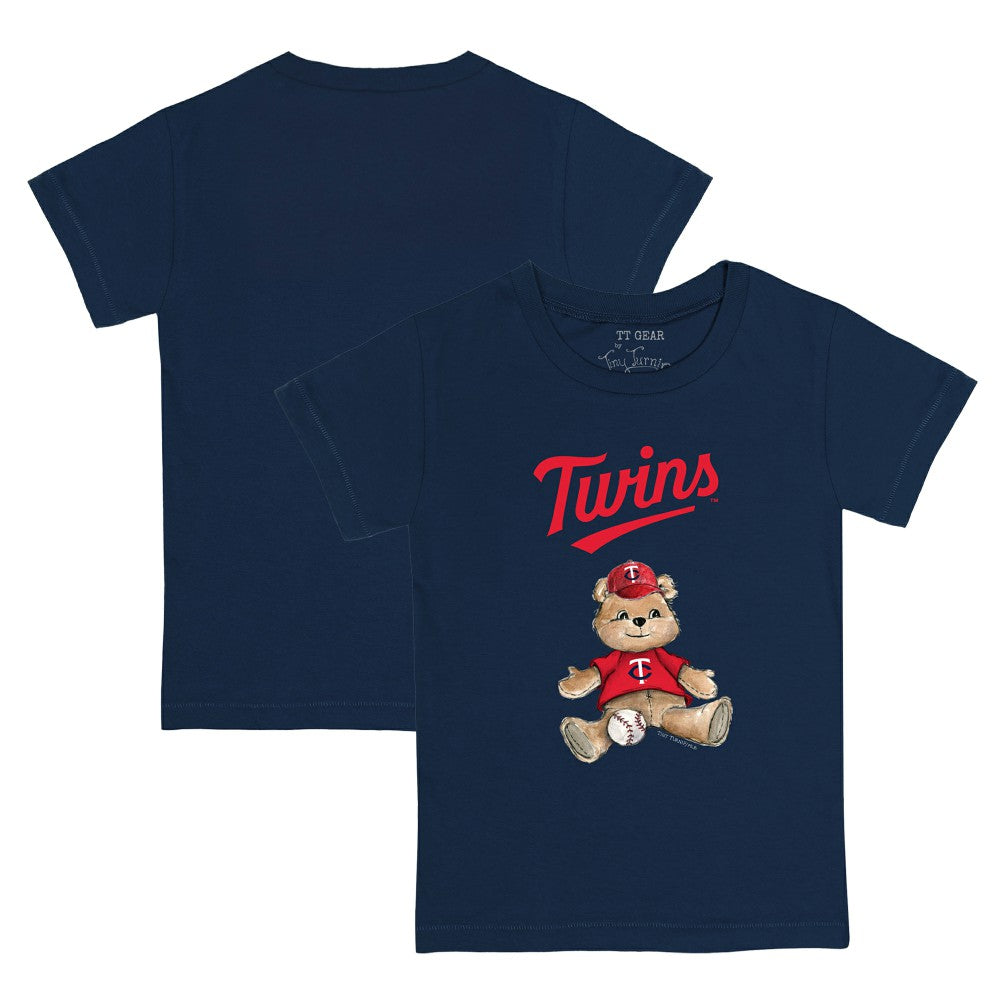 Minnesota Twins Tiny Turnip Youth Teddy Boy T-Shirt - Navy