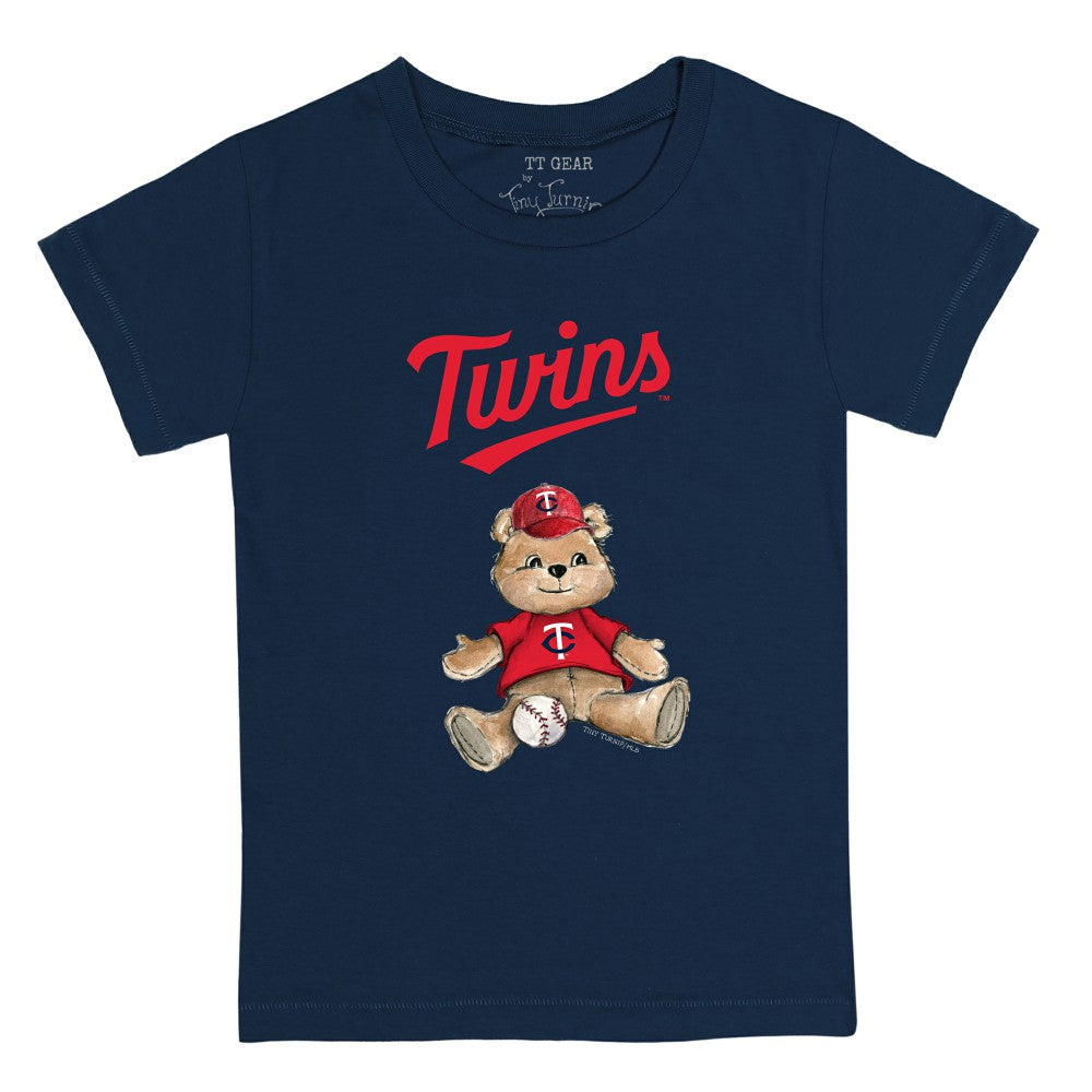 Minnesota Twins Tiny Turnip Youth Teddy Boy T-Shirt - Navy