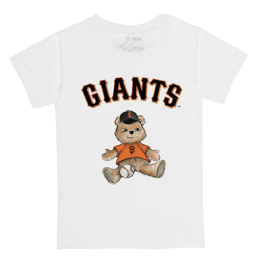 San Francisco Giants Tiny Turnip Youth Teddy Boy T-Shirt - White