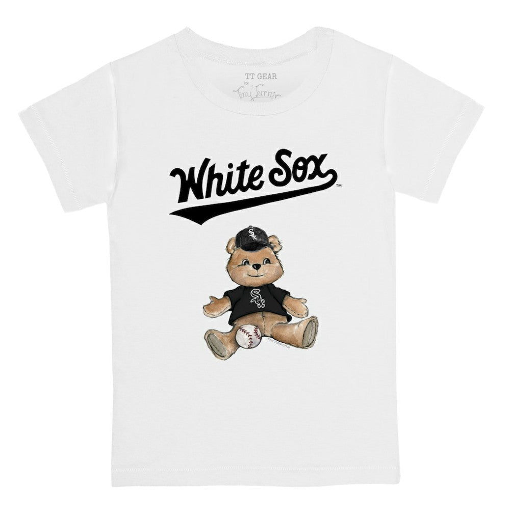 Chicago White Sox Tiny Turnip Youth Teddy Boy T-Shirt - White
