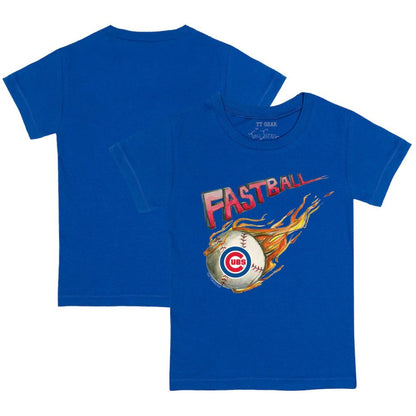 Chicago Cubs Tiny Turnip Youth Fastball T-Shirt - Royal
