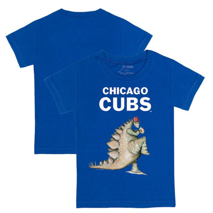 Chicago Cubs Tiny Turnip Youth Stega T-Shirt - Royal