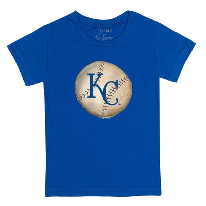 Kansas City Royals Tiny Turnip Youth Stitched Baseball T-Shirt - Royal