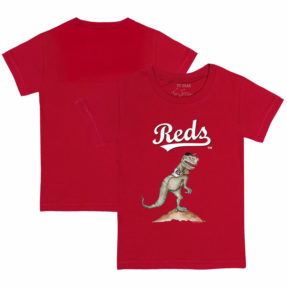 Cincinnati Reds Tiny Turnip Youth TT Rex T-Shirt - Red