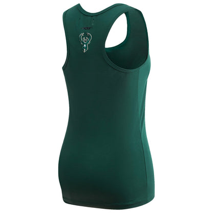 Milwaukee Bucks Pro Standard Women's Script Tank Top - Hunter Green online