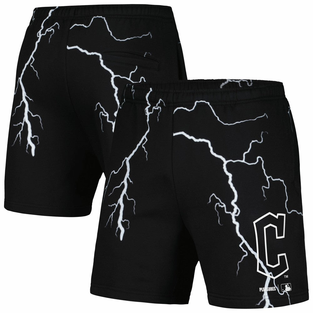 Cleveland Guardians PLEASURES Lightning Shorts - Black