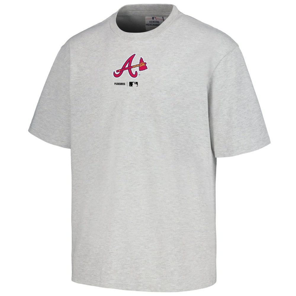 Atlanta Braves PLEASURES Mascot T-Shirt - Gray