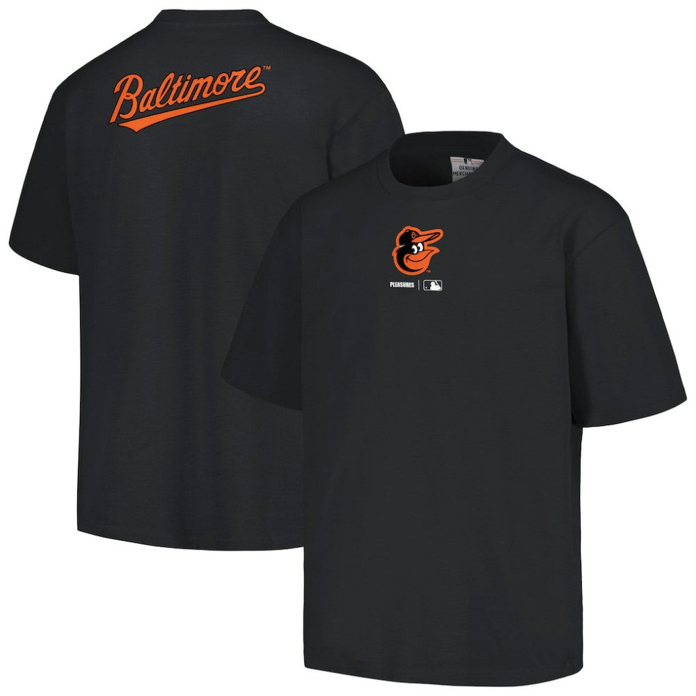 Baltimore Orioles PLEASURES Mascot T-Shirt - Black