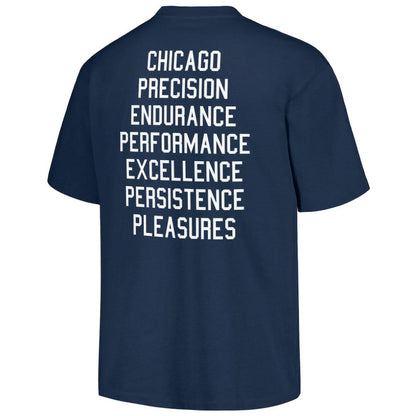 Chicago Cubs PLEASURES Precision T-Shirt - Navy