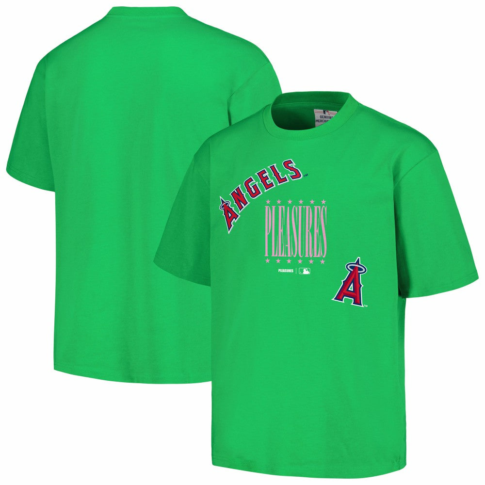 Los Angeles Angels PLEASURES Repurpose T-Shirt - Green
