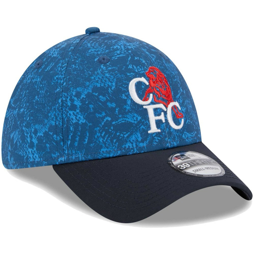 Chelsea New Era Retro All Over Print 39THIRTY Flex Hat - Blue/Navy | New Era outlet