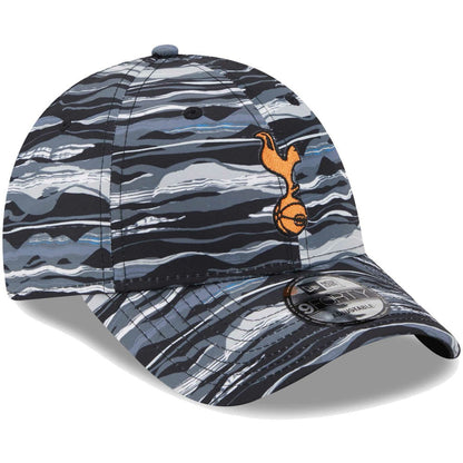 Tottenham Hotspur New Era Wave All Over Print 9FORTY Adjustable Hat - Black | New Era sale