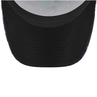 Tottenham Hotspur New Era Black Glitch All Over Print E-Frame Trucker Adjustable Hat | New Era shop