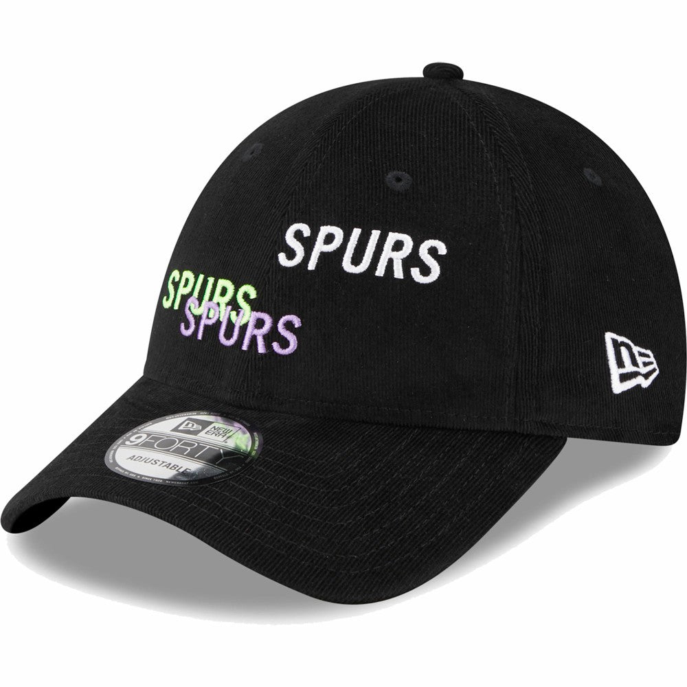 Tottenham Hotspur New Era Triple Wordmark 9FORTY Adjustable Hat - Black | New Era for sale