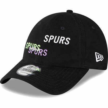 Tottenham Hotspur New Era Triple Wordmark 9FORTY Adjustable Hat - Black | New Era for sale